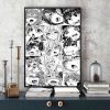 A Ahegao Manga Girl Vintage Posters Sticky Decoracion Painting Wall Art White Kraft Paper Home Decor 10 - Anime Posters Mall