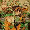 Anime JoJo Bizarre Adventure Retro Poster Kraft Paper Prints and Posters DIY Home Bar Cafe Movie 33 - Anime Posters Mall