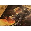 Anime One Piece Luffy Eissaab vintage kraft paper poster Cafe Decorative painting Restaurant home installation wall 2 - Anime Posters Mall