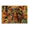 Anime One Piece character collection Vintage kraft paper poster series Cafe home decorative painting 1 - Anime Posters Mall