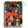 Anime Posters Tengen Toppa Gurren Lagann Printed Wall Poster Vintage Kraft Paper Home Living Room Wall - Anime Posters Mall