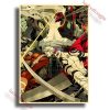 Anime Posters Tengen Toppa Gurren Lagann Printed Wall Poster Vintage Kraft Paper Home Living Room Wall 12 - Anime Posters Mall