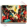 Anime Posters Tengen Toppa Gurren Lagann Printed Wall Poster Vintage Kraft Paper Home Living Room Wall 15 - Anime Posters Mall