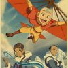 Anime The Last Airbender Avatar Series Retro Canvas Painting Poster Aesthetic HD Print Wall Art Pictures 14 - Anime Posters Mall