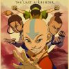 Anime The Last Airbender Avatar Series Retro Canvas Painting Poster Aesthetic HD Print Wall Art Pictures 4 - Anime Posters Mall