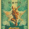 Anime The Last Airbender Avatar Series Retro Canvas Painting Poster Aesthetic HD Print Wall Art Pictures 7 - Anime Posters Mall