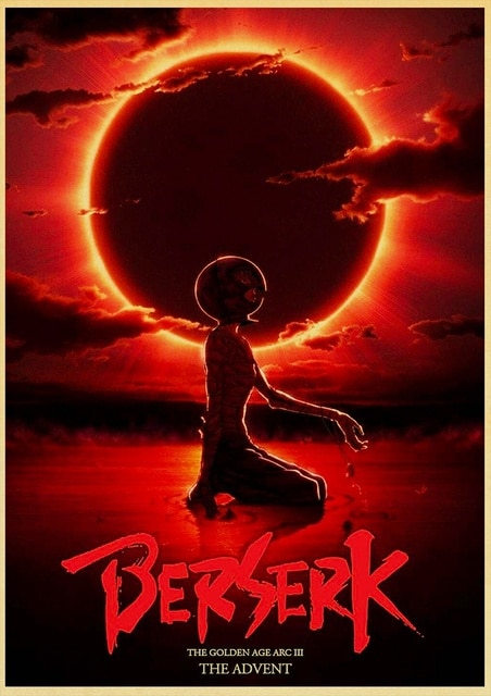 BERSERK Posters Retro Kraft Paper Vintage Room Home Bar Cafe Decor Aesthetic Art Wall Painting.jpg 640x640 15 - Anime Posters Mall