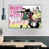 Burn The Witch Poster Wall For Living Room Art Poster Decoration Satin Fabric Bright Colors No 11 - Anime Posters Mall
