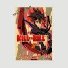 Classic Anime Kill La Kill Posters Mural Retro Kraft Paper Prints Wall Art Decor Room Decoration 30 - Anime Posters Mall