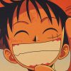 DLKKLB Anime Movie Poster One Piece Luffy Vintage Classic Home Simple Dormitory Cafe 51x36cm Wall Sticker 1 - Anime Posters Mall