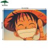 DLKKLB Anime Movie Poster One Piece Luffy Vintage Classic Home Simple Dormitory Cafe 51x36cm Wall Sticker 5 - Anime Posters Mall