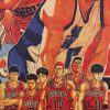DLKKLB Classic Animation Movie SLAM DUNK Poster Vintage Bedroom Dormitory Home Decoration Painting 51x36cm Art Wall 3 - Anime Posters Mall