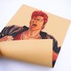 DLKKLB Classic Anime Movie SLAM DUNK Poster Vintage Basketball Home Decoration Painting Kraft Paper 51x36cm Art 4 - Anime Posters Mall