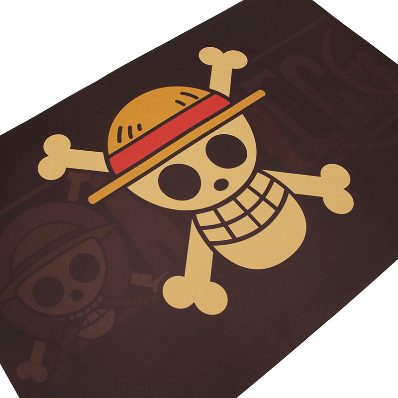 DLKKLB Classic Anime One Piece Poster Luffy Banner Kraft Paper Vintage Dormitory Home Decoration 50 5x35cm 1 - Anime Posters Mall