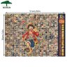 DLKKLB Classic One Piece Poster Bedroom Dormitory Wall Sticker Retro Home Room Decor Art Painting 51x36cm 5 - Anime Posters Mall