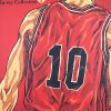DLKKLB Comic Slam Dunk Basketball Vintage Kraft Paper Room Decor Retro Poster Home Decorative Painting 51x36cm 3 - Anime Posters Mall