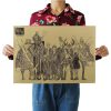 Decor For Room Nostalgic Anime One Piece Poster kraft paper decorative wall paste gift DIY room - Anime Posters Mall