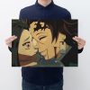 Demon Slayer Blade D Kamado Tanjirou Anime Characters Retro Kraft Paper Poster Decor Painting Wall Stickers - Anime Posters Mall