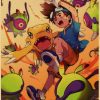 Digimon Adventure Poster Paintings Japan Anime Kraft Paper Classic Wall Art Prints Vintage Home Decor Birthday 37 - Anime Posters Mall