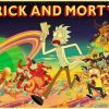 European and American popular anime Rick retro art poster home Decoration bedroom decoration Painting Wall Art 5 - Anime Posters Mall