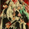 Hot Anime BLEACH Poster Retro Manga Kraft Paper Posters DIY Vintage Home Room Bar Cafe Decor 16 - Anime Posters Mall