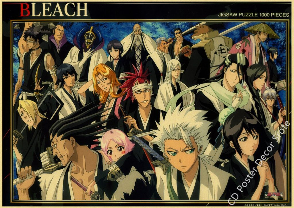 Hot Anime BLEACH Poster Retro Manga Kraft Paper Posters DIY Vintage Home Room Bar Cafe Decor 42 - Anime Posters Mall