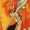 Hot Anime BLEACH Poster Retro Manga Kraft Paper Posters DIY Vintage Home Room Bar Cafe Decor 68 - Anime Posters Mall