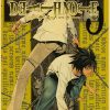 Hot Anime Death Note Posters Manga Ryuk Retro Kraft Paper Sticker Vintage Room Home Bar Cafe 22 - Anime Posters Mall