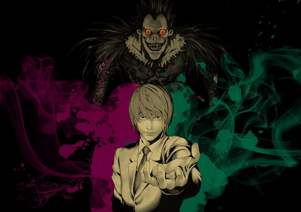 Hot Anime Death Note Posters Manga Ryuk Retro Kraft Paper Sticker Vintage Room Home Bar Cafe 25 - Anime Posters Mall