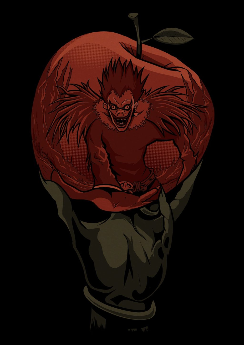 Hot Anime Death Note Posters Manga Ryuk Retro Kraft Paper Sticker Vintage Room Home Bar Cafe 28 - Anime Posters Mall