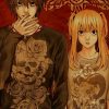 Hot Anime Death Note Posters Manga Ryuk Retro Kraft Paper Sticker Vintage Room Home Bar Cafe 41 - Anime Posters Mall