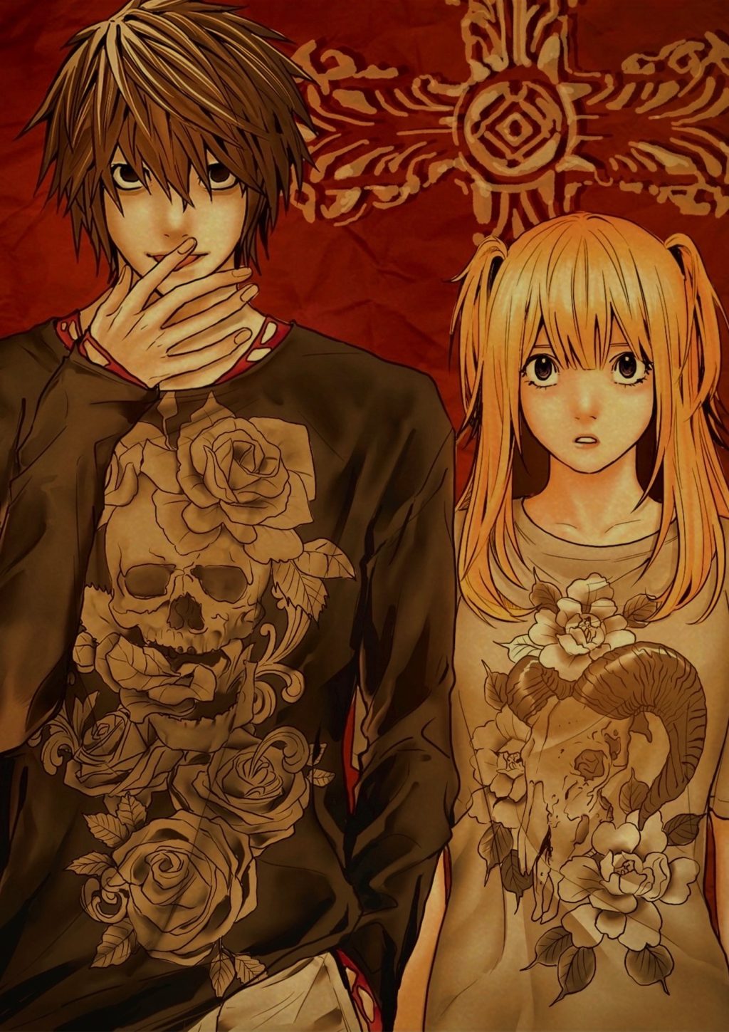 Hot Anime Death Note Posters Manga Ryuk Retro Kraft Paper Sticker Vintage Room Home Bar Cafe 41 - Anime Posters Mall