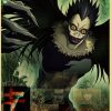 Hot Anime Death Note Posters Manga Ryuk Retro Kraft Paper Sticker Vintage Room Home Bar Cafe 5 - Anime Posters Mall