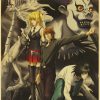 Hot Anime Death Note Posters Manga Ryuk Retro Kraft Paper Sticker Vintage Room Home Bar Cafe 6 - Anime Posters Mall
