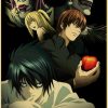 Hot Anime Death Note Posters Manga Ryuk Retro Kraft Paper Sticker Vintage Room Home Bar Cafe 7 - Anime Posters Mall
