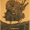 Howl s Moving Castle Hayao Miyazaki Cartoon Movie High Quality Vintage Poster Canvas Prints Wall Decor.jpg 640x640 6 - Anime Posters Mall