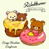Japan Anime Cute Cartoon Rilakkuma Poster For Wall Art Canvas Print Manga Bear Chick Cat Reading 14 - Anime Posters Mall