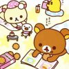 Japan Anime Cute Cartoon Rilakkuma Poster For Wall Art Canvas Print Manga Bear Chick Cat Reading 20 - Anime Posters Mall