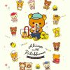Japan Anime Cute Cartoon Rilakkuma Poster For Wall Art Canvas Print Manga Bear Chick Cat Reading 22 - Anime Posters Mall