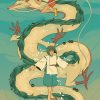 Japan Famous Cartoon Anime Spirited Away Character Quality Canvas Painting Posters Kids Room Living Wall Art 2 - Anime Posters Mall