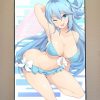 Japanese Anime Figure Hot Classic novel Konosuba Modern Art Home Wall Decoration Canvas Poster Aesthetics Kids - Anime Posters Mall