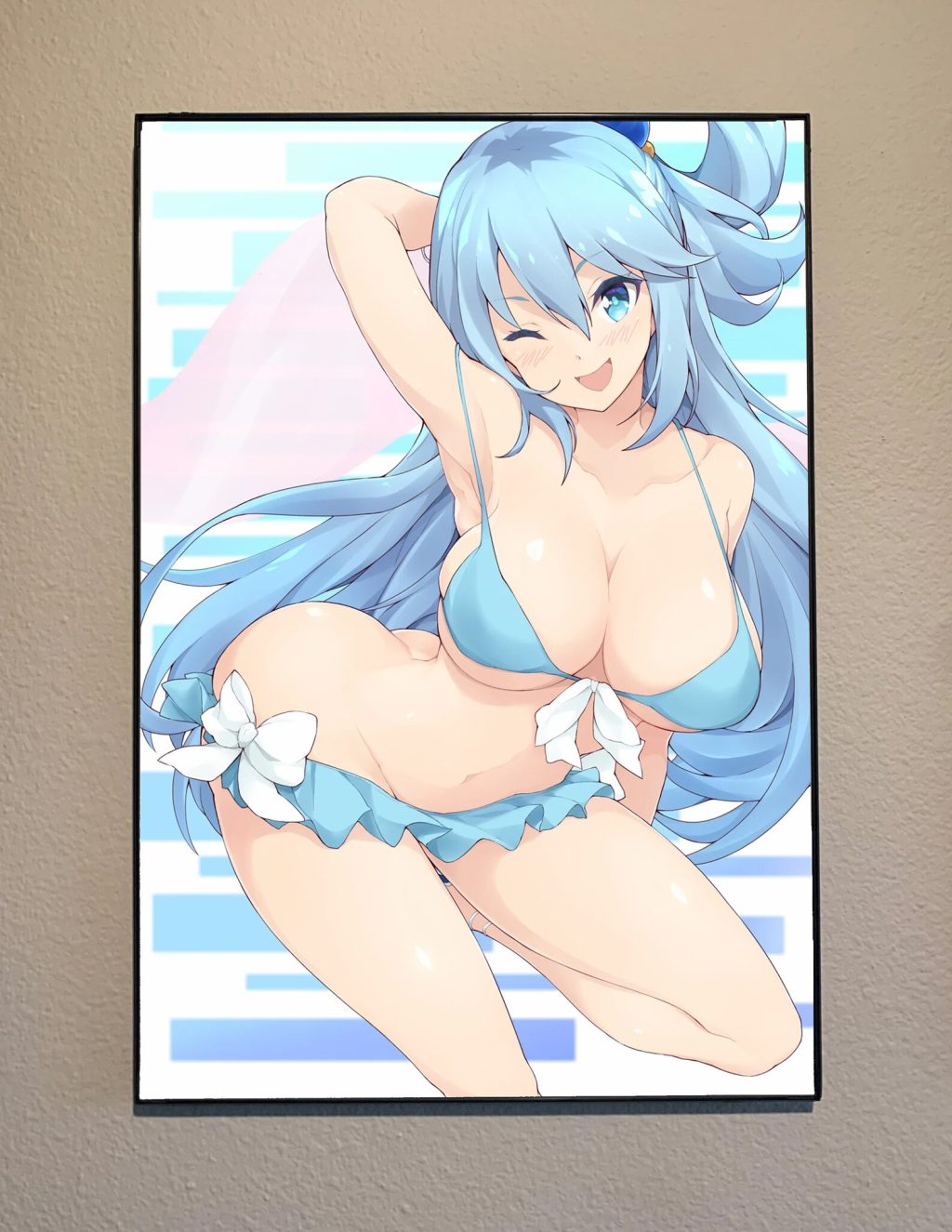 Japanese Anime Figure Hot Classic novel Konosuba Modern Art Home Wall Decoration Canvas Poster Aesthetics Kids - Anime Posters Mall