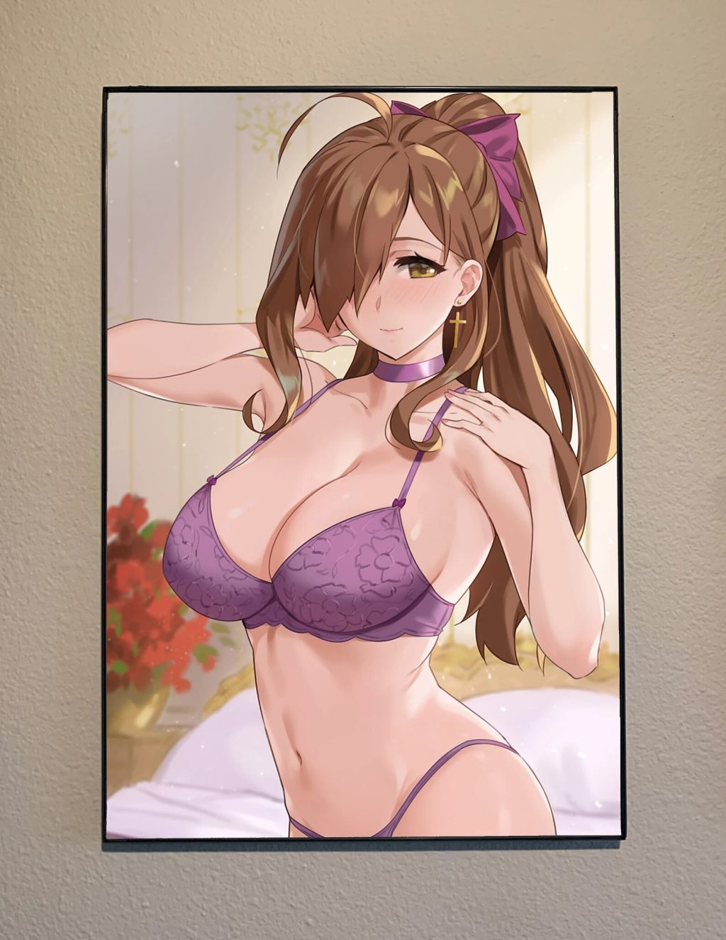 Japanese Anime Figure Hot Classic novel Konosuba Modern Art Home Wall Decoration Canvas Poster Aesthetics Kids 11 - Anime Posters Mall