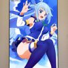Japanese Anime Figure Hot Classic novel Konosuba Modern Art Home Wall Decoration Canvas Poster Aesthetics Kids 17 - Anime Posters Mall