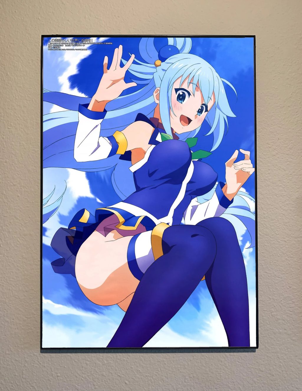 Japanese Anime Figure Hot Classic novel Konosuba Modern Art Home Wall Decoration Canvas Poster Aesthetics Kids 17 - Anime Posters Mall