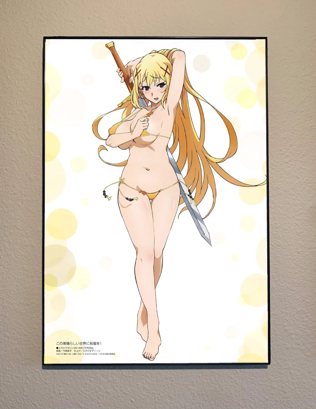 Japanese Anime Figure Hot Classic novel Konosuba Modern Art Home Wall Decoration Canvas Poster Aesthetics Kids 3 - Anime Posters Mall
