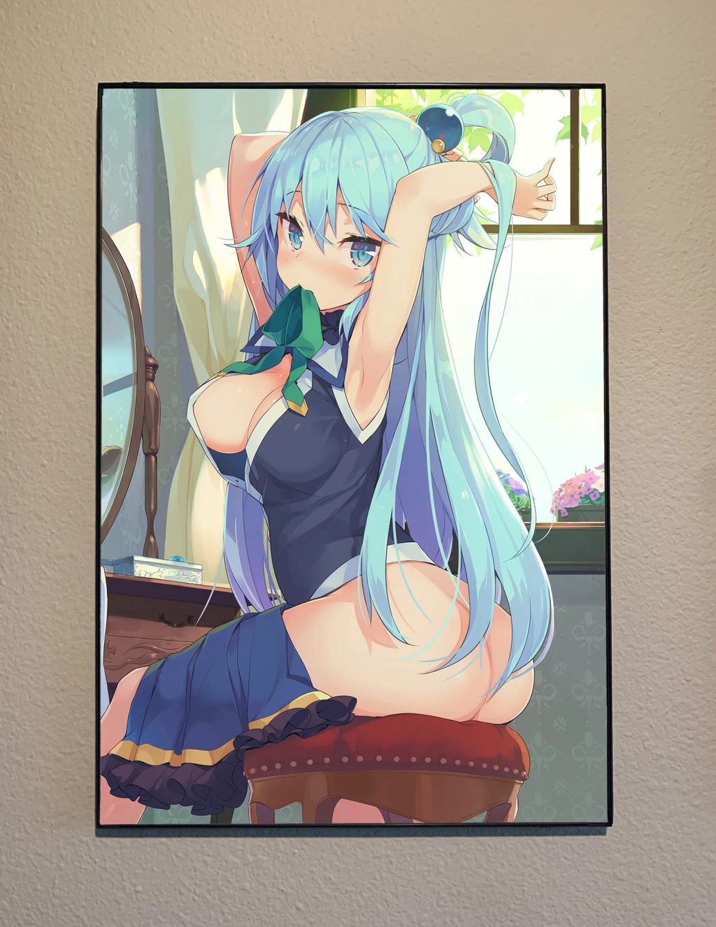 Japanese Anime Figure Hot Classic novel Konosuba Modern Art Home Wall Decoration Canvas Poster Aesthetics Kids 4 - Anime Posters Mall