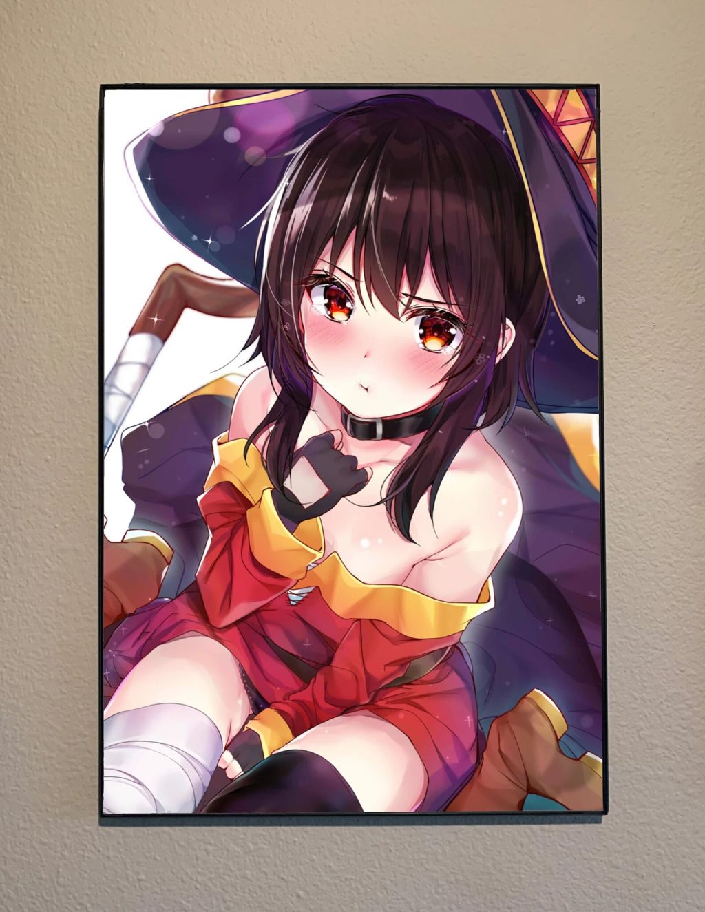 Japanese Anime Figure Hot Classic novel Konosuba Modern Art Home Wall Decoration Canvas Poster Aesthetics Kids 9 - Anime Posters Mall