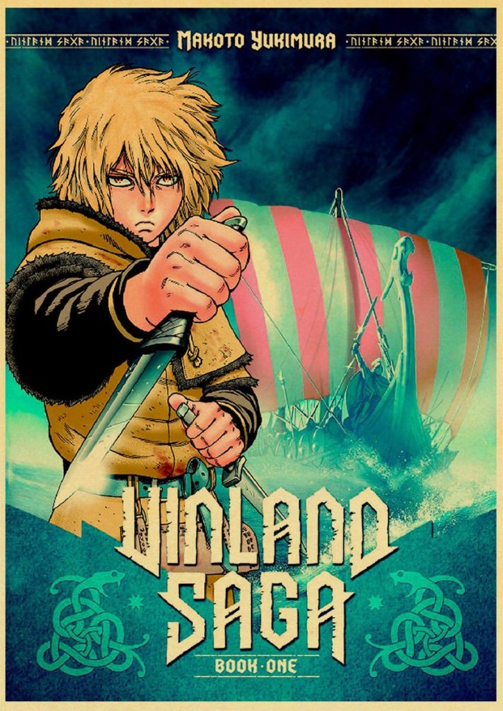 Hot Collection Anime Vinland Saga Thorfinn Poster Anime Posters Mall