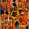 Japanese Cartoon Haikyuu Poster Volleyball Boy Art Painting Kraft Paper Manga Vintage Prints Wall Sticker for 12 - Anime Posters Mall